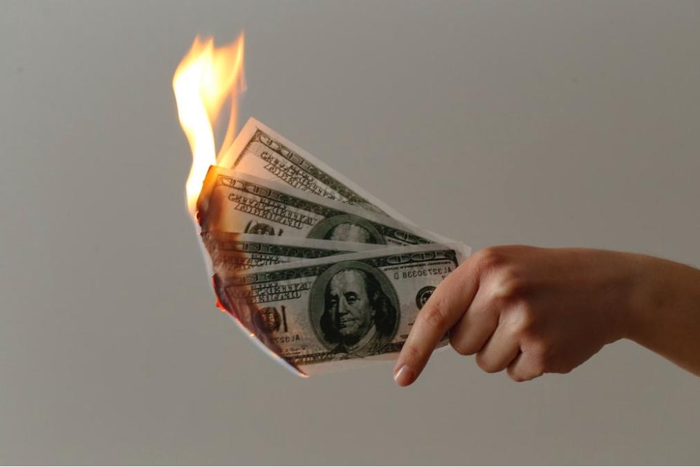 Burning more money again